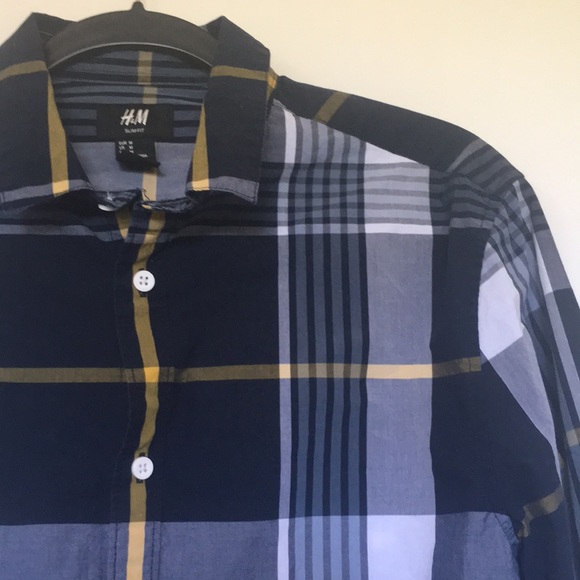 H&M Other - Plaid Collared Button Down